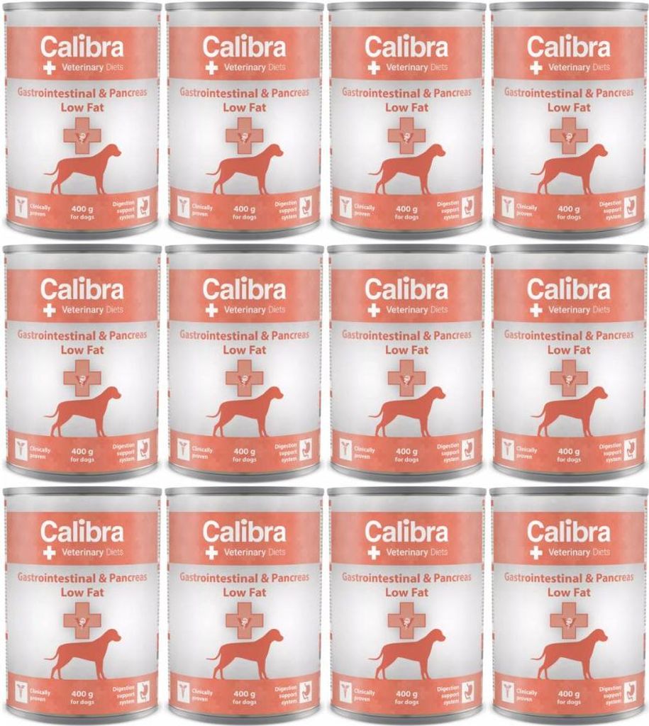 CALIBRA Veterinary Diets Gastrointestinal Low Fat - Nassfutter für Hunde - 400g