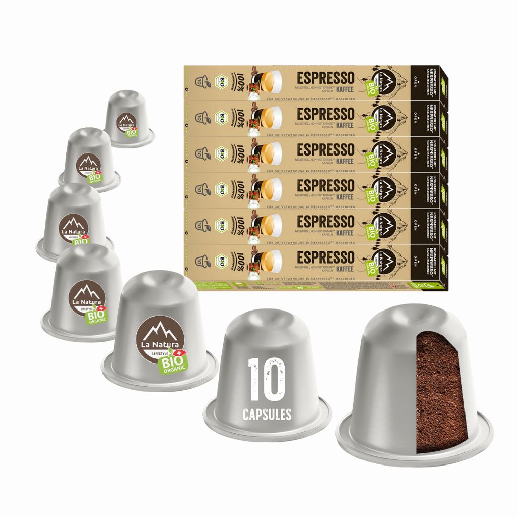Espresso káva - 60 kávových kapslí | La Natura Lifestyle Obrázek produktu 