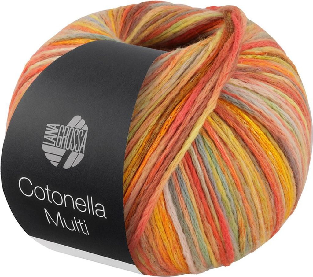 Lana Grossa COTONELLA MULTI 100 g weiches Kettengarn aus Produktbild 