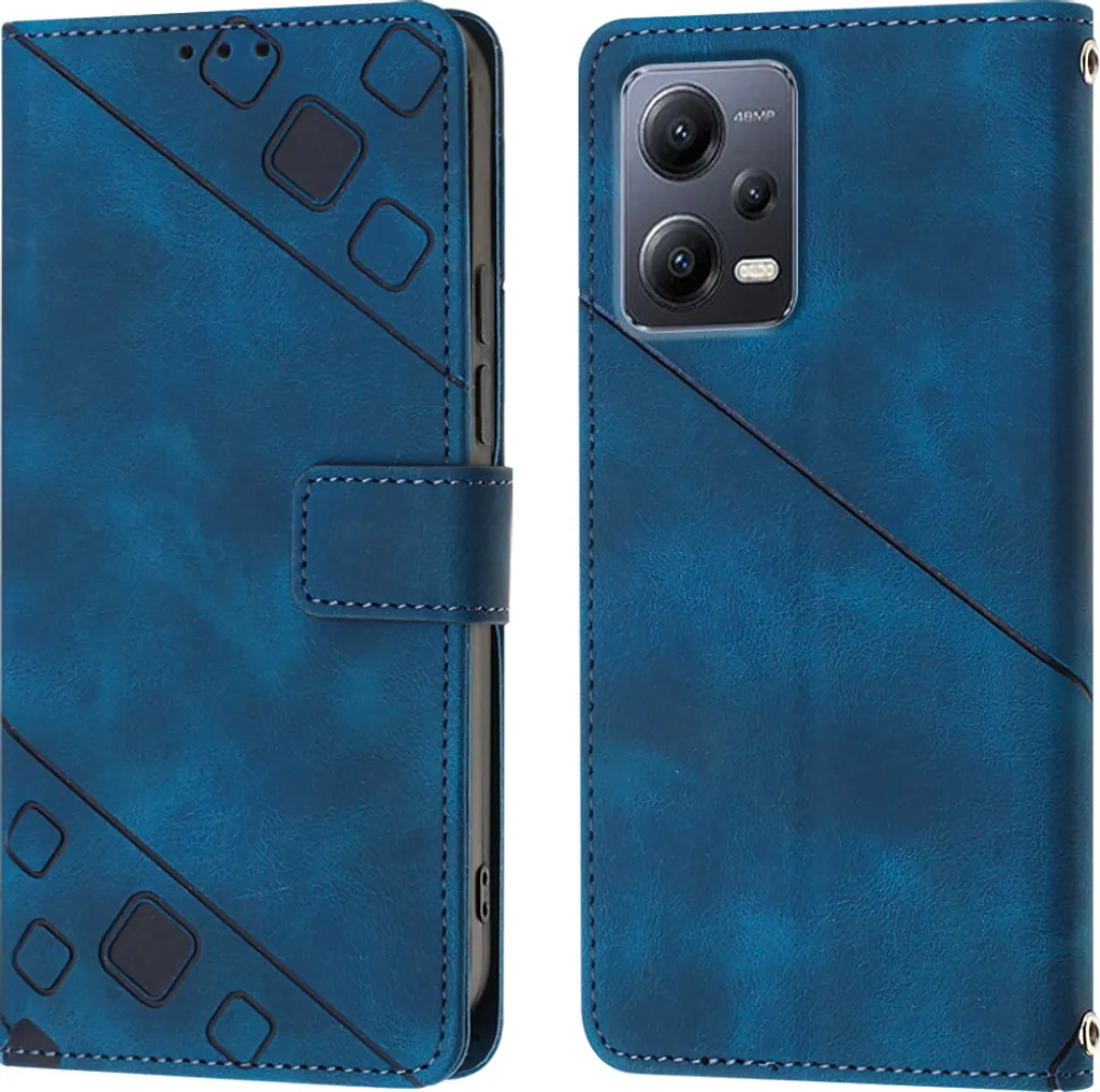 Custodia Flip Xiaomi Redmi Note 12 Blu - Protettiva e Funzionale