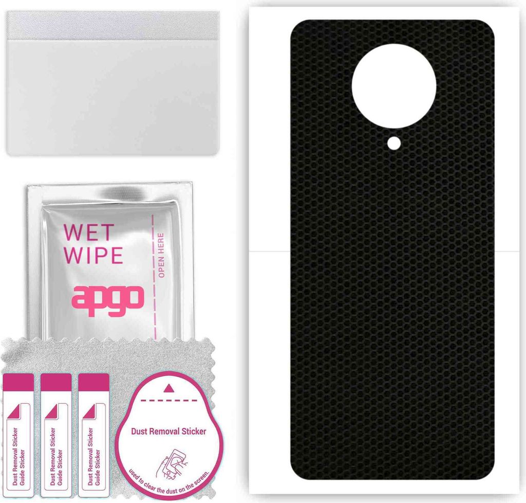 apgo Rückseite Schutzfolie, Skin, kompatibel mit Xiaomi Redmi K30 Pro Zoom, Hinten Displayschutzfolie aus Vinylfolie, kratzfest, einfache Montage ...