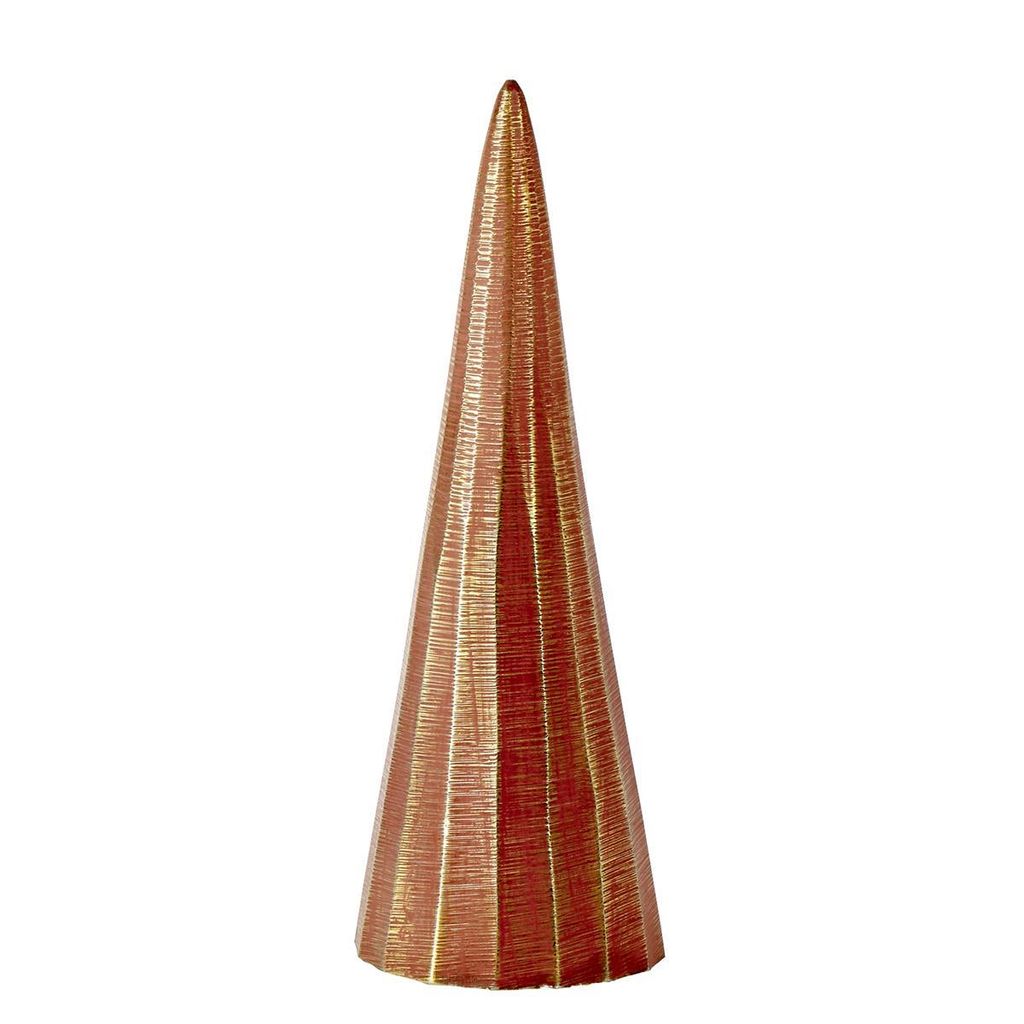 Lambert Pina Deko-Baum, Alum., rot H 32 D 11 cm 46215 SP25-2