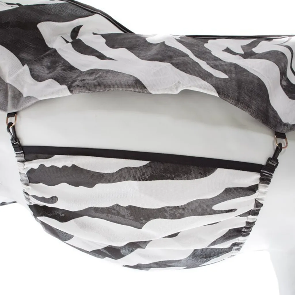 Bavette Ventrale Zebra Bucas 145 - Maille Fine et Respirante Anti-UV