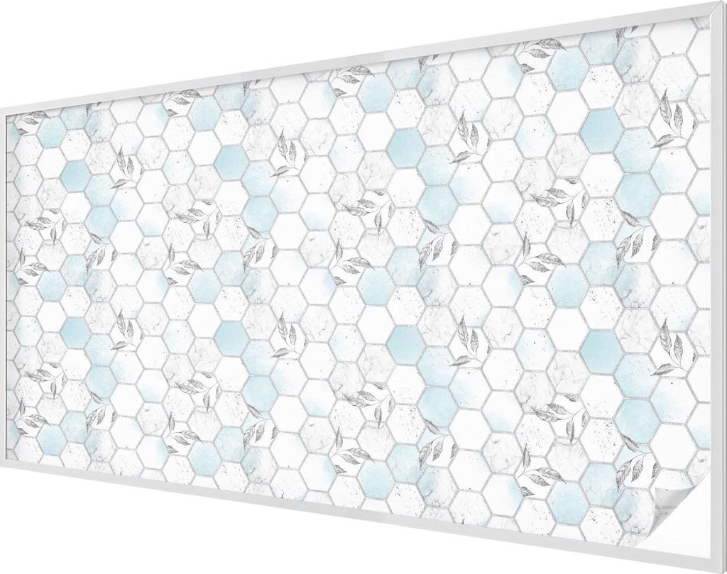 Buntglas Fensterfolie – 116x200 cm – Stained-Glass Design – blickdichte dekorative Sichtschutzfolie – selbstklebend, UV-Schutz – Blattkac...
