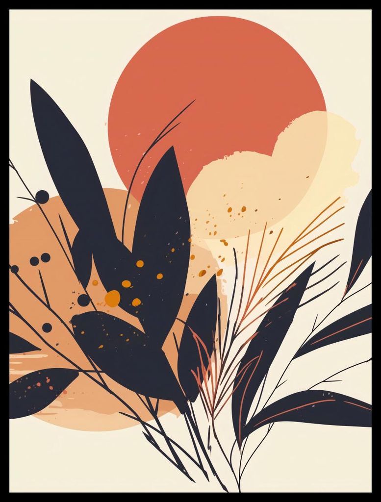 Plakat 75x100cm Westen in Farbe