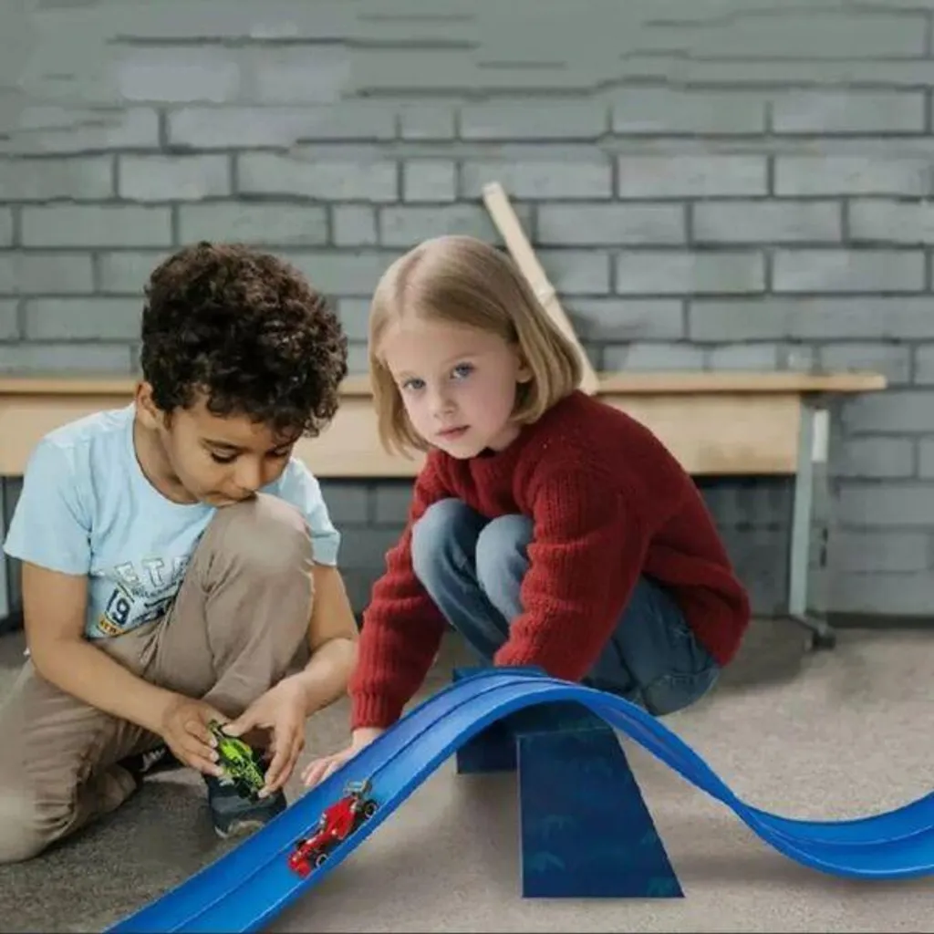 Circuit de voitures stable : 12 Ventouses et 5m de Rail sans Chute - 7