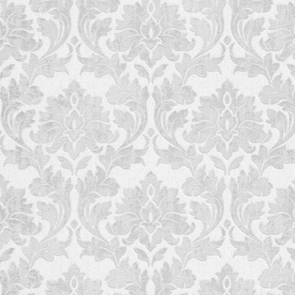 Strukturtapete 10070-31 Vliestapete Barock 0.53 x 10.05 m Erismann Grau