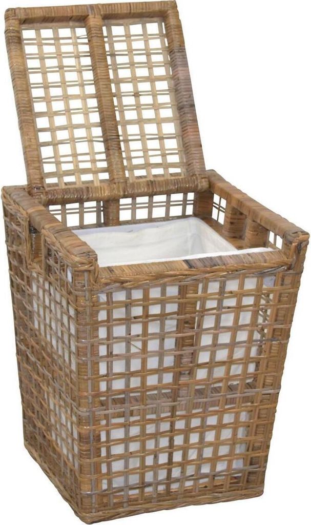 Wäschekorb aus KUBU-Rattan Produktbild 