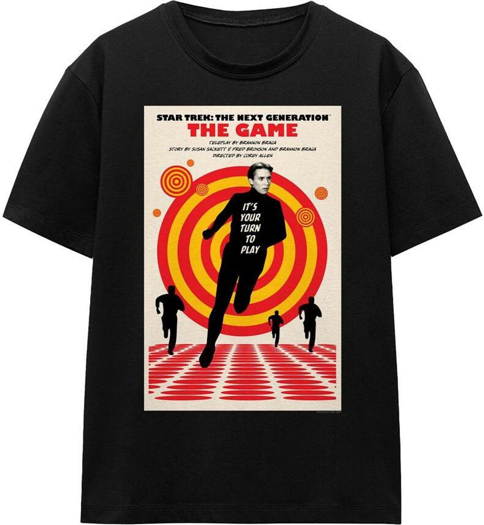 Star Trek - "The Next Generation Season 5 Episode 6" T-Shirt für Herren/Damen Uni TV16531 (S) (Schwarz)