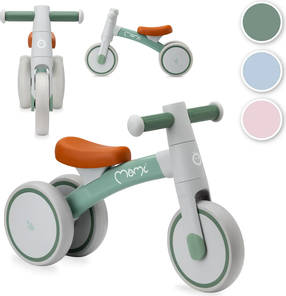 Vélo d'enfant stable MoMi TEDI : fini les chutes pour les 1-3 ans