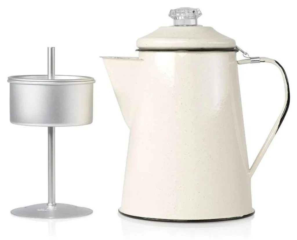 GSI Mesa 8 Cup Percolator - Cafetière de camping 1,9 L beige résistant