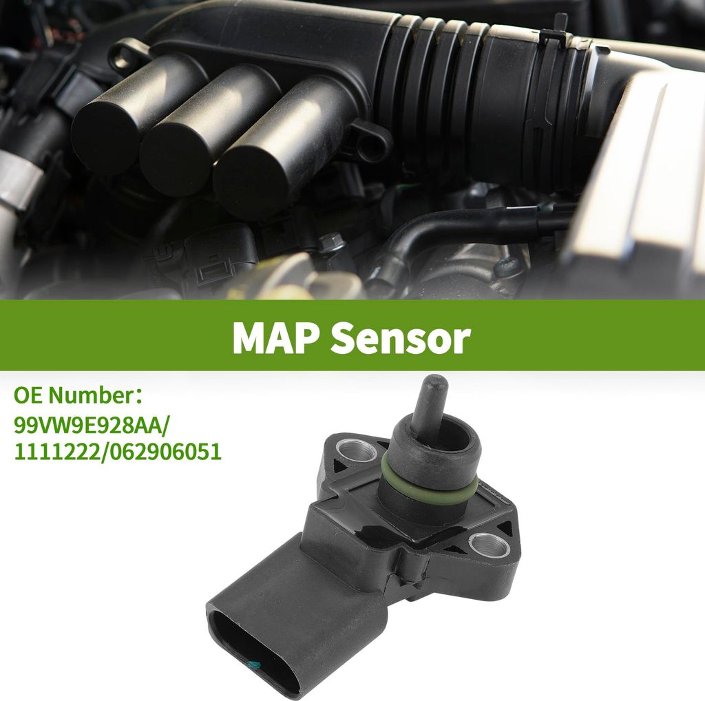 Verteiler Absolutdruck MAP Sensor für AUDI A3 (8L1) 1.9 TDI 2000-2003 Nr.99VW9E928AA/1111222/062906051 1Stk