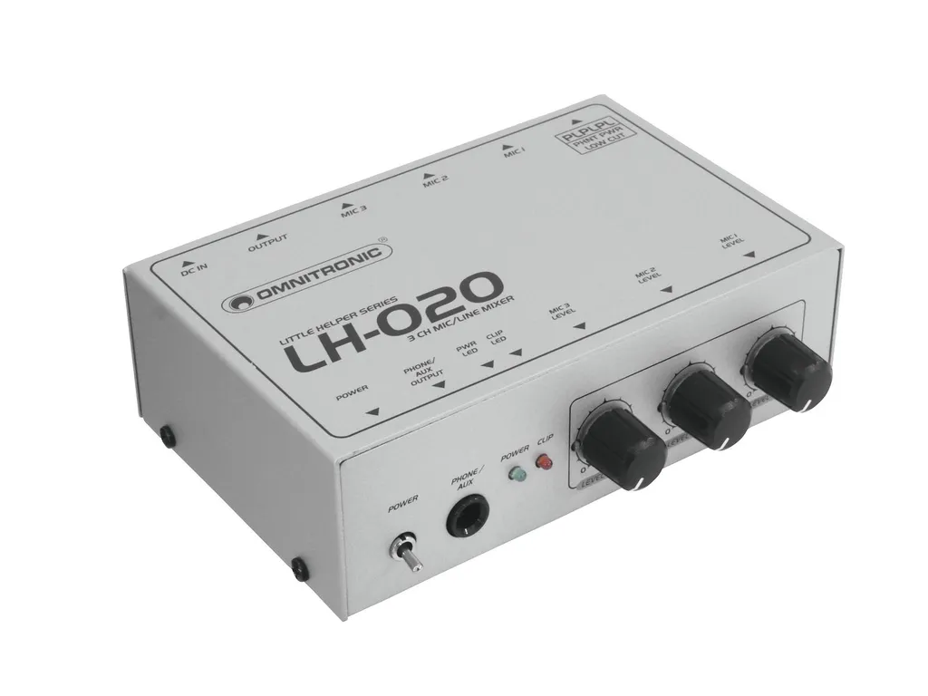 Mixeur Audio 3 Canaux Omnitronic : Fini les Coupures de Son en Soirée