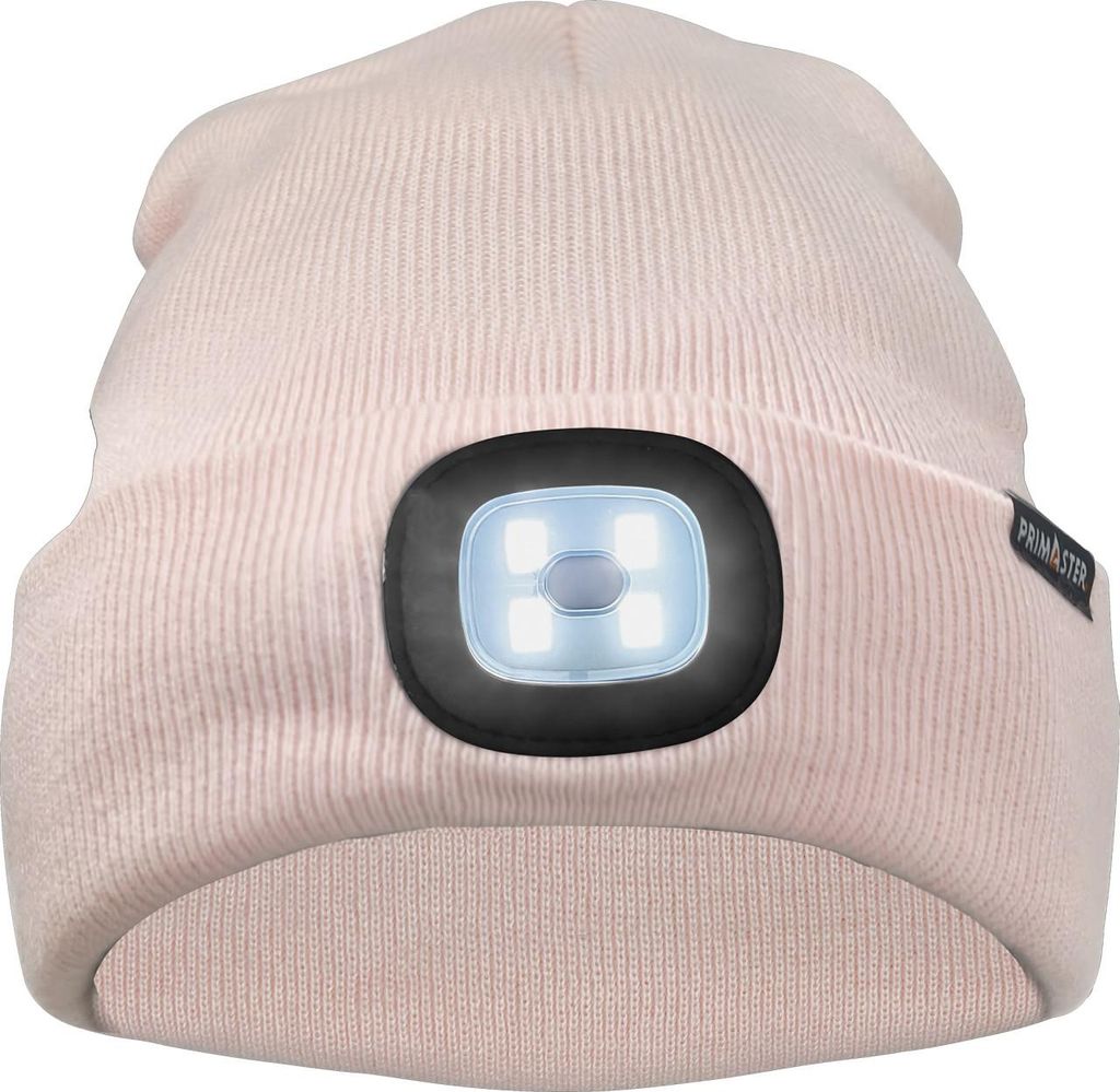 Primaster Mütze Beanie mit LED-Licht laden per USB Produktbild 