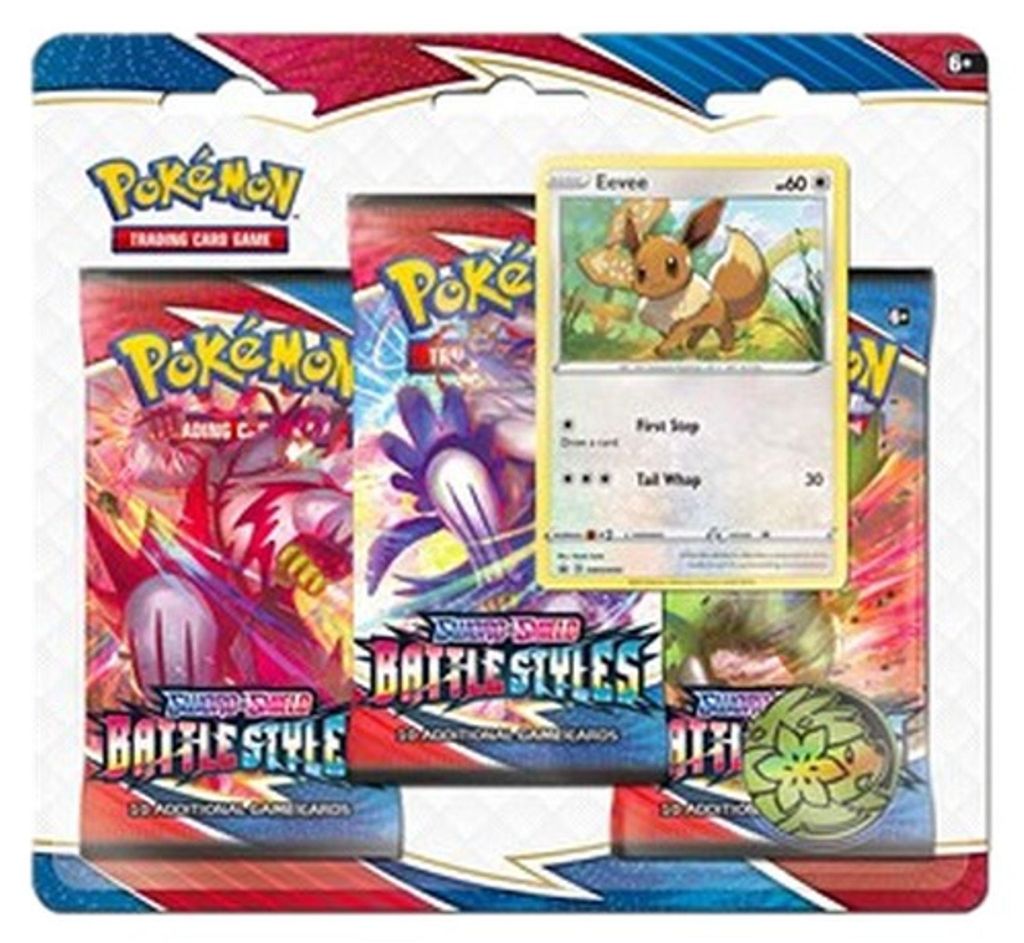 Pokemon Battle Styles: Eevee 3-Pack Blister Zdjęcie produktu 