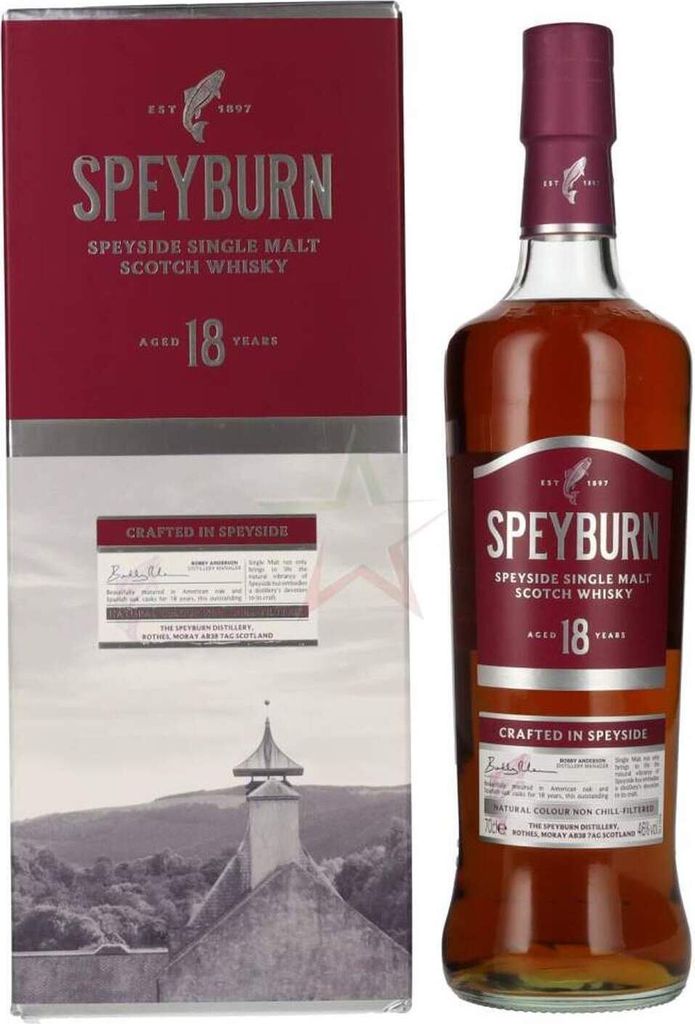 Speyburn 18 Years Old Speyside Single Malt Scotch Whisky 46 % 0,70 Liter