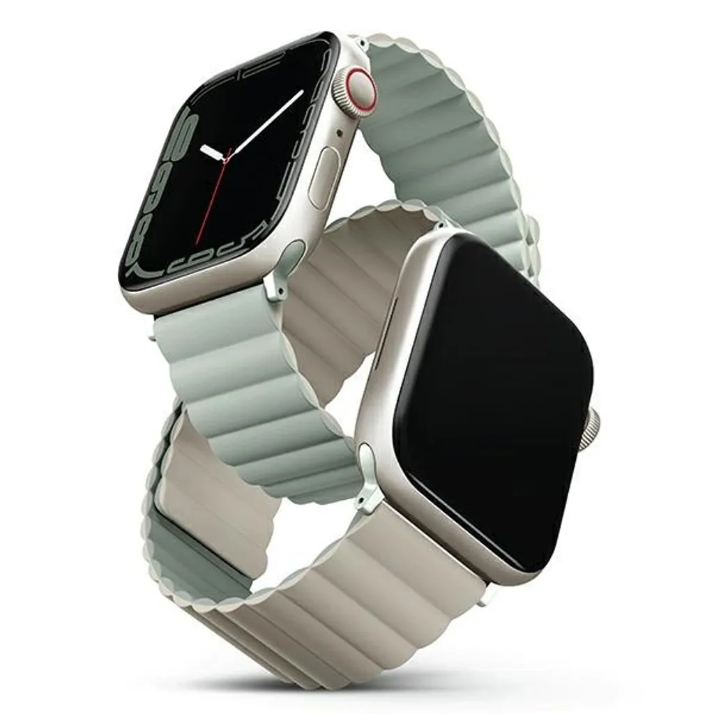 Uniq Revix Cinturino Apple Watch Salvia e Beige | Stile Unico