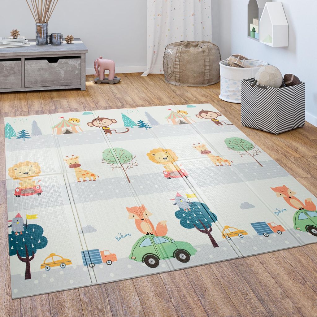 Spielmatte Krabbelmatte Baby Kinder Matte Faltbar Produktbild 