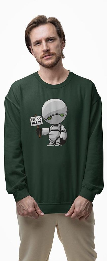 D&B Design Uni Pullover SWMO00105 Happy Waldgrün-Größe 3XL