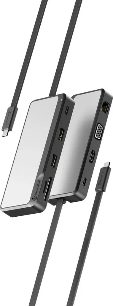 Alogic Fusion Pro Docking Station Voyage pour Télétravail et Bureau 8-en-1