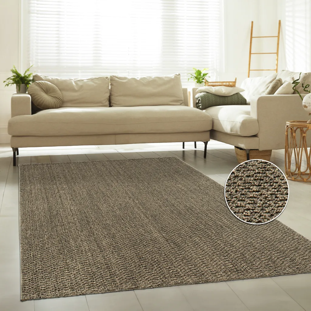 Tapis Loop Vert 120x160 cm : Résistant aux Intempéries et Très Doux