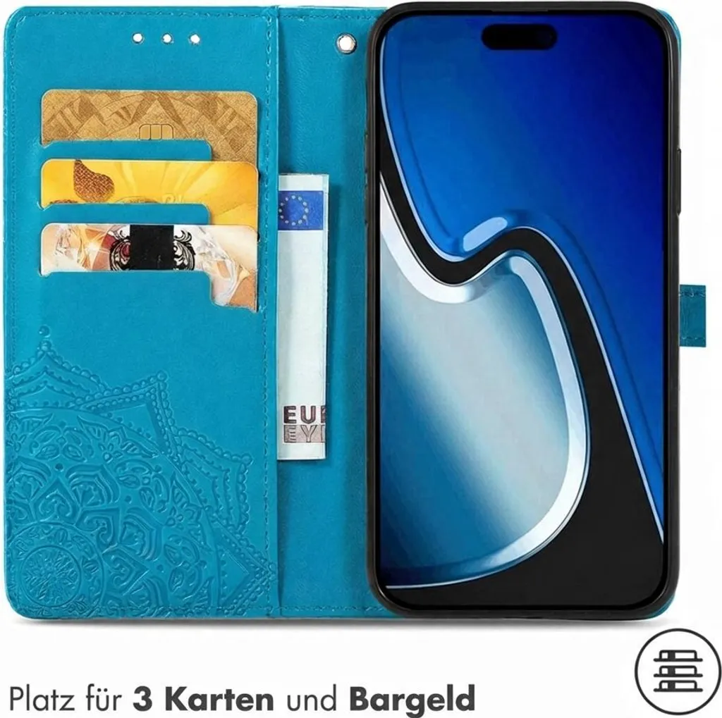 imoshion Custodia a libro Samsung Galaxy A34 (5G) - Azzurro