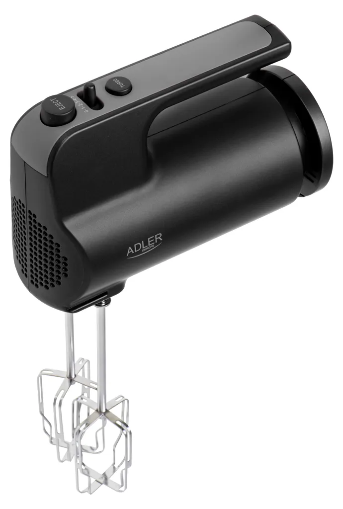 Batteur à Main Adler AD 4230 Noir - Mixeur Électrique 550W à 5 Vitesses