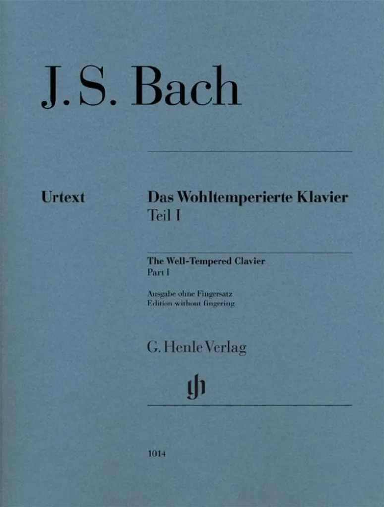 Étudier Bach Le Clavier bien tempéré I BWV 846-869 Partition de Piano