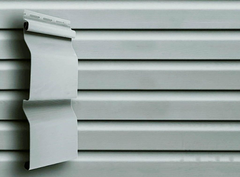 Fassadenpaneele Hellgrau A-1,83m Kunststoffpaneele Musterstück T01 Hellgrau