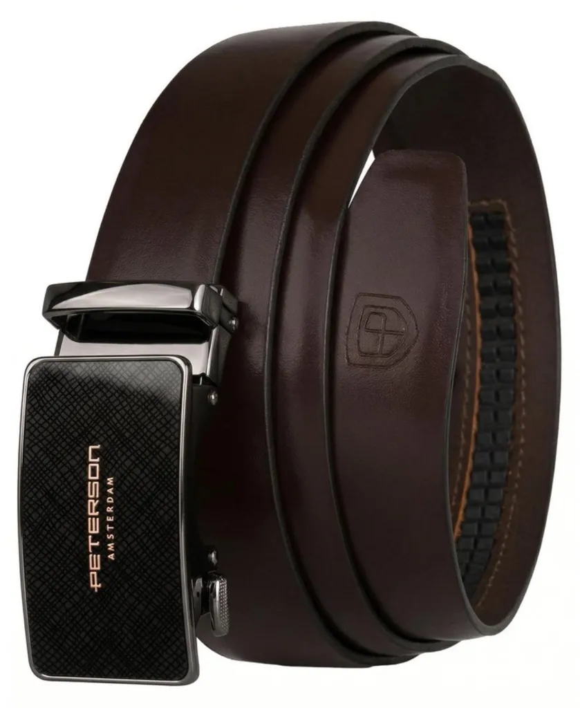 Ceinture cuir homme ajustable sans déformation Peterson Rovicky 3125958