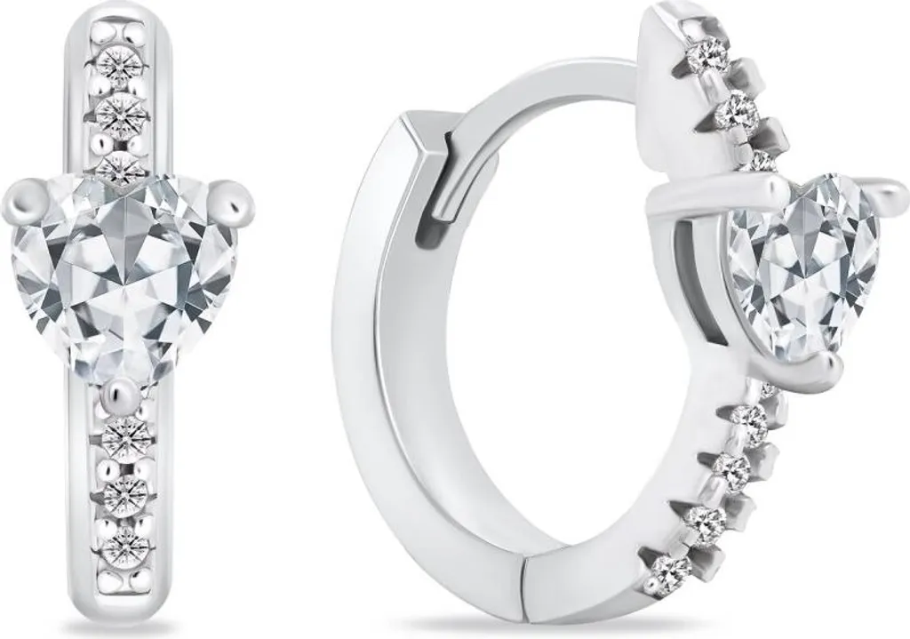 Boucles d'oreilles en argent avec fermoir sécurisé anti-perte