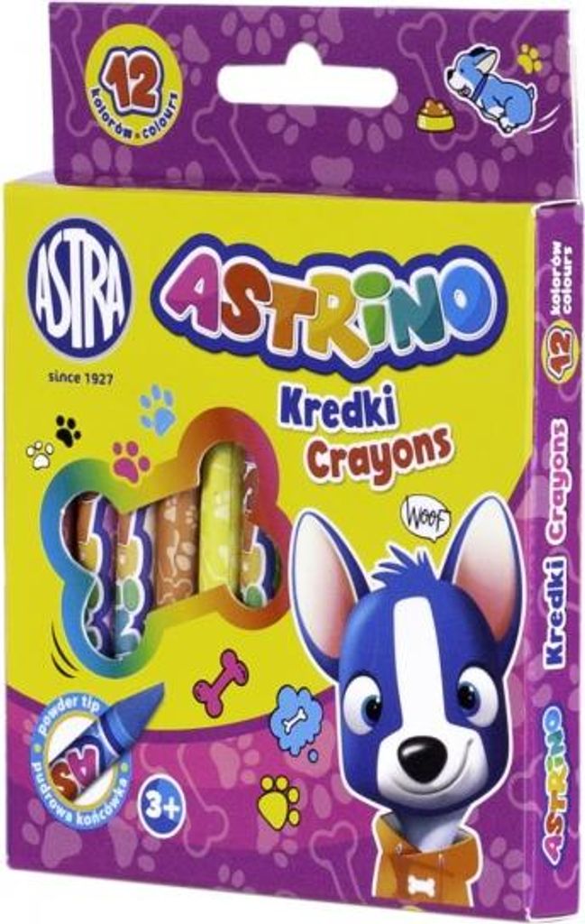 Astra Kredki grafitowe 12 kolorw