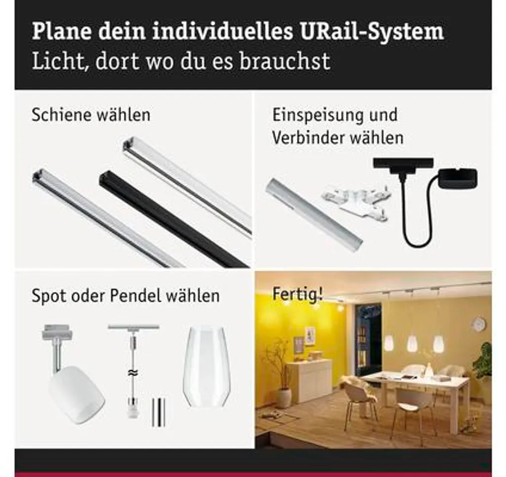 Adaptateur Paulmann URail Zigbee 3.0 Chrome Mat pour Maison Connectée - 6