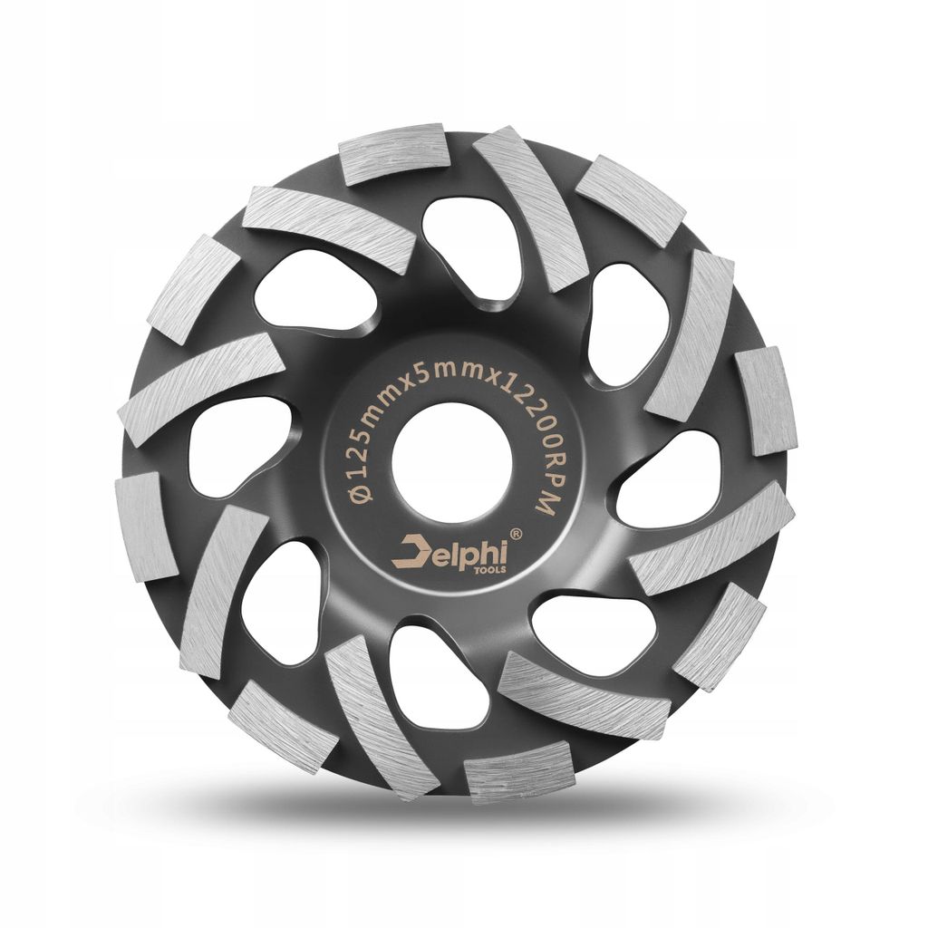 TARCZA GARNKOWA 125 mm DIAMENTOWA DO SZLIFOWANIA BETONU Zdjęcie produktu 