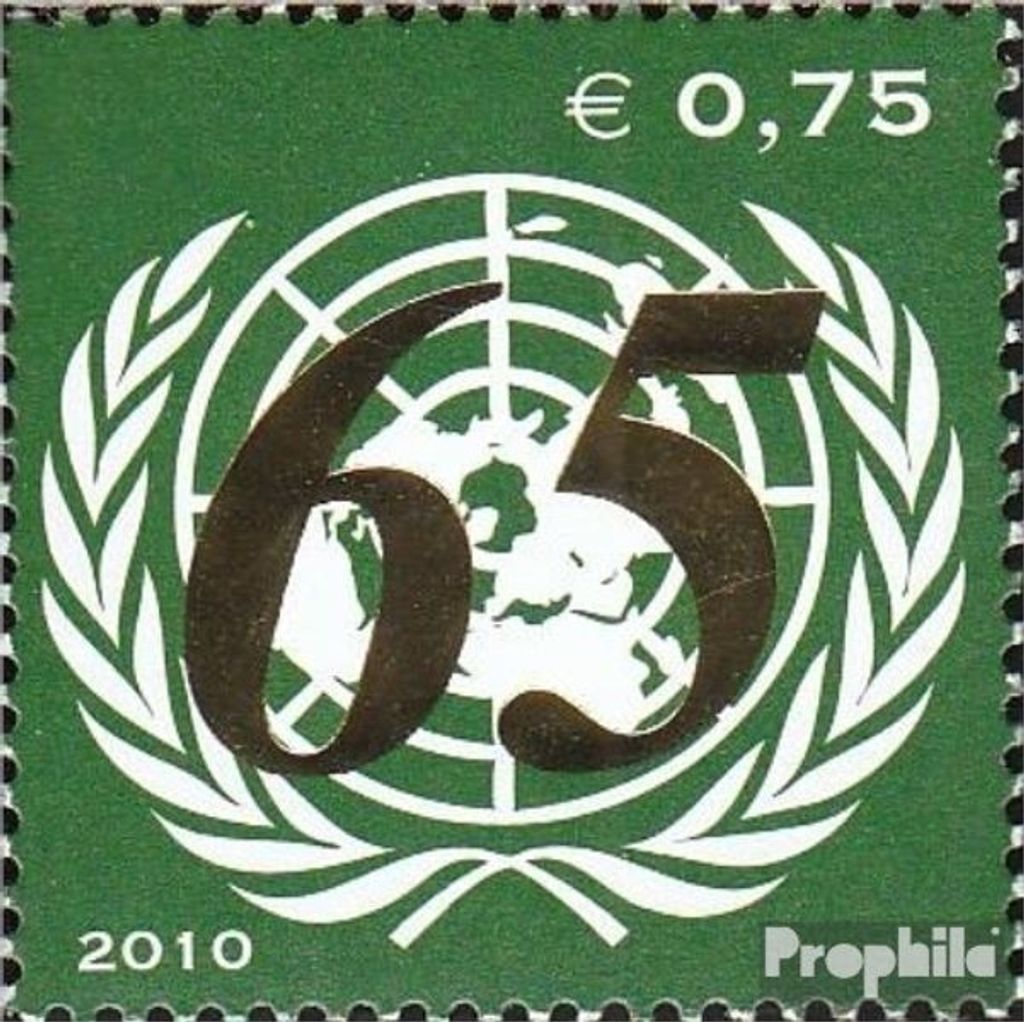 Briefmarken UNO - Wien 2010 Mi 677I (kompl.Ausg.) gestempelt 65 Jahre Vereinte Nationen