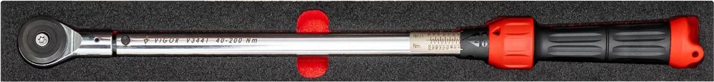 VIGOR Drehmomentschlüssel Einlage inklusive 40 – 200 Nm Drehmomentschlüssel