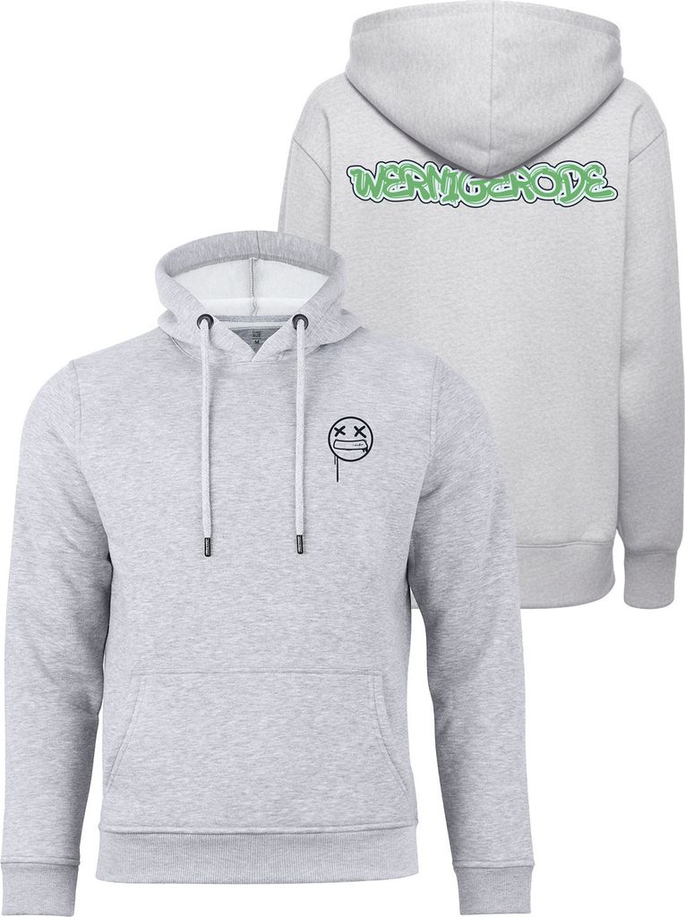 Cotton Prime Hoodie Street Art Wernigerode - Weltenbummler Kollektion L Grau-Melange