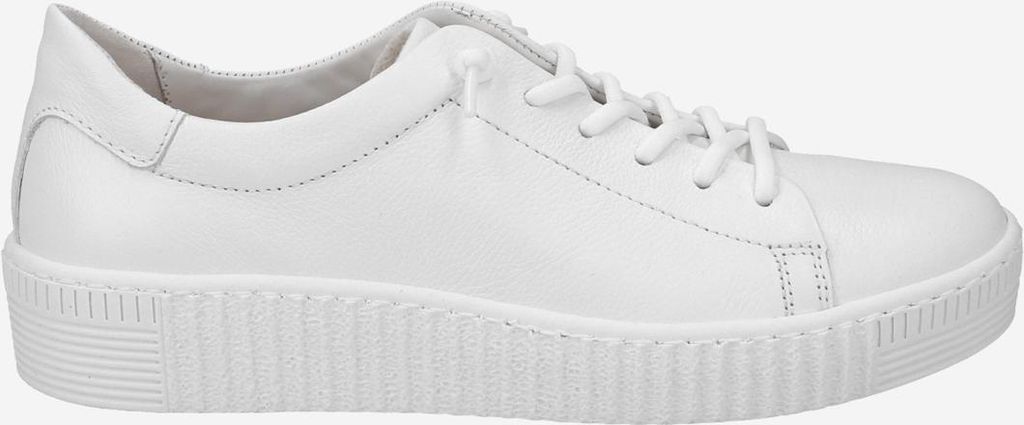Sznurowane buty Gabor w kolorze białym/białym combi, Zdjęcie produktu 