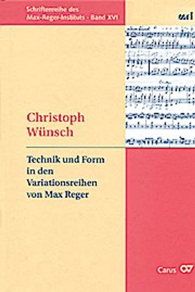 Wünsch, C: Technik und Form Variationsreihen Max Reger