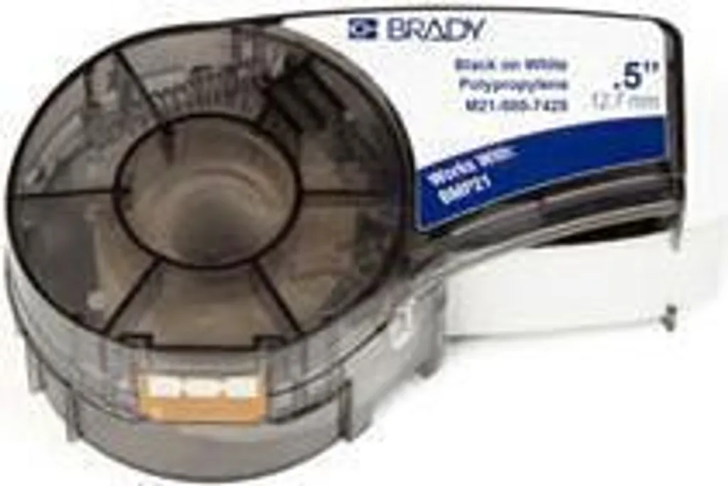 Ruban d'Étiquetage Brady 121015 Noir pour Imprimante Portable BMP21
