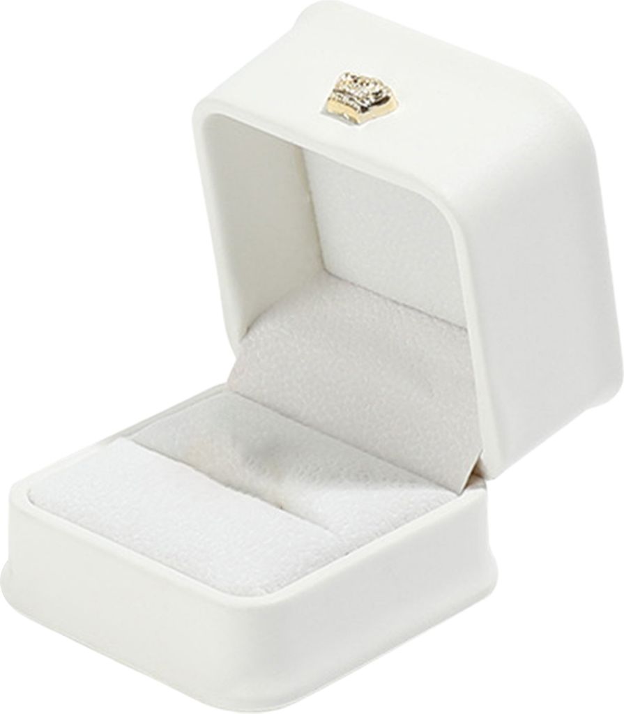 Schmuck-Ringbox, kompakte Größe, tragbar, kratzfest, mit weichem Samtfutter, Ohrring-Ring-Etui, Schmuck-Organizer
