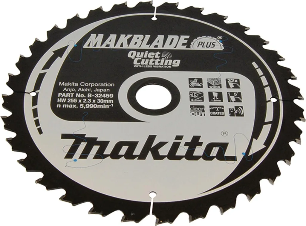 Lama Makita B-32459 255x30 32Z - Ricambio Originale MAKBLADE Plus
