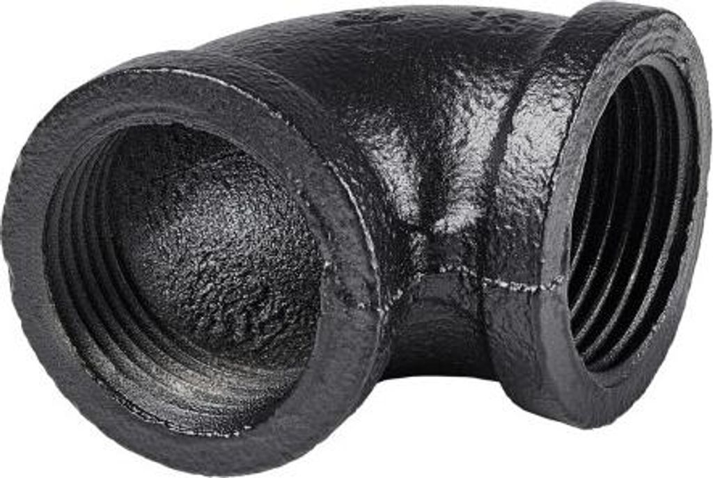 Dolle Eckwinkel für Pipe-Regalsystem 90° 20 mm (3/4) schwarz matt