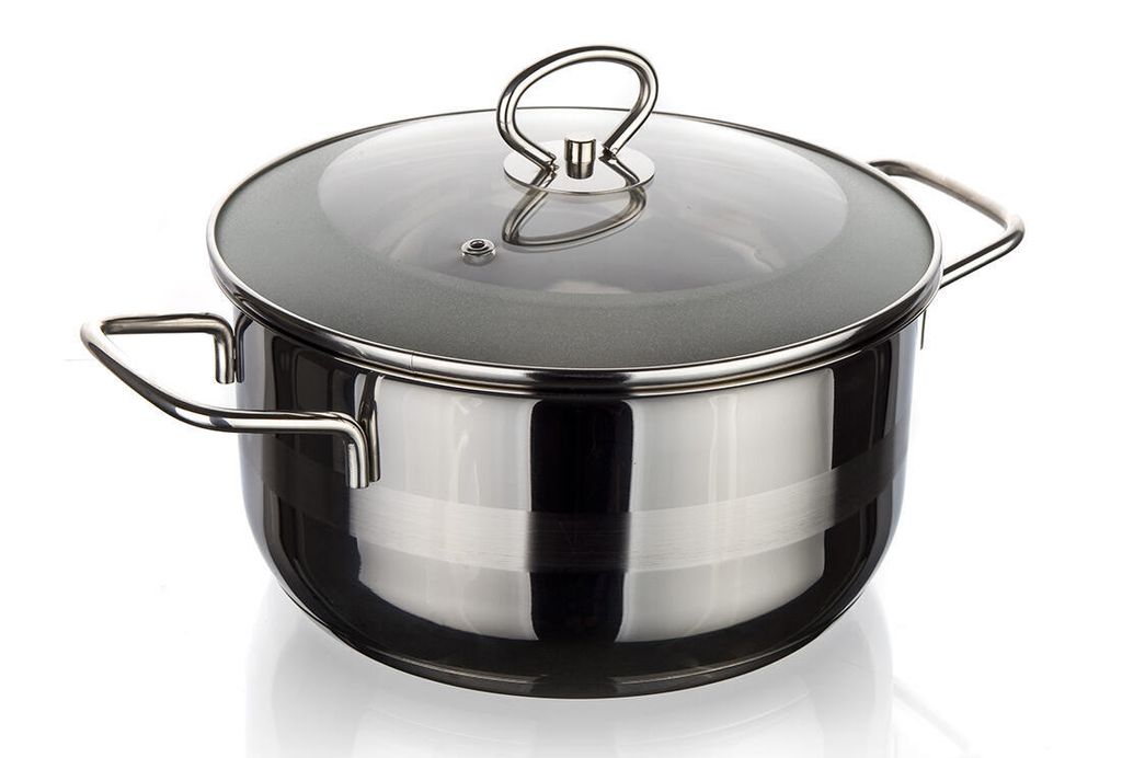 Hrnec 26cm se skl.poklicí 6,5l nerez MATTE NEW LINE indukce Obrázek produktu 