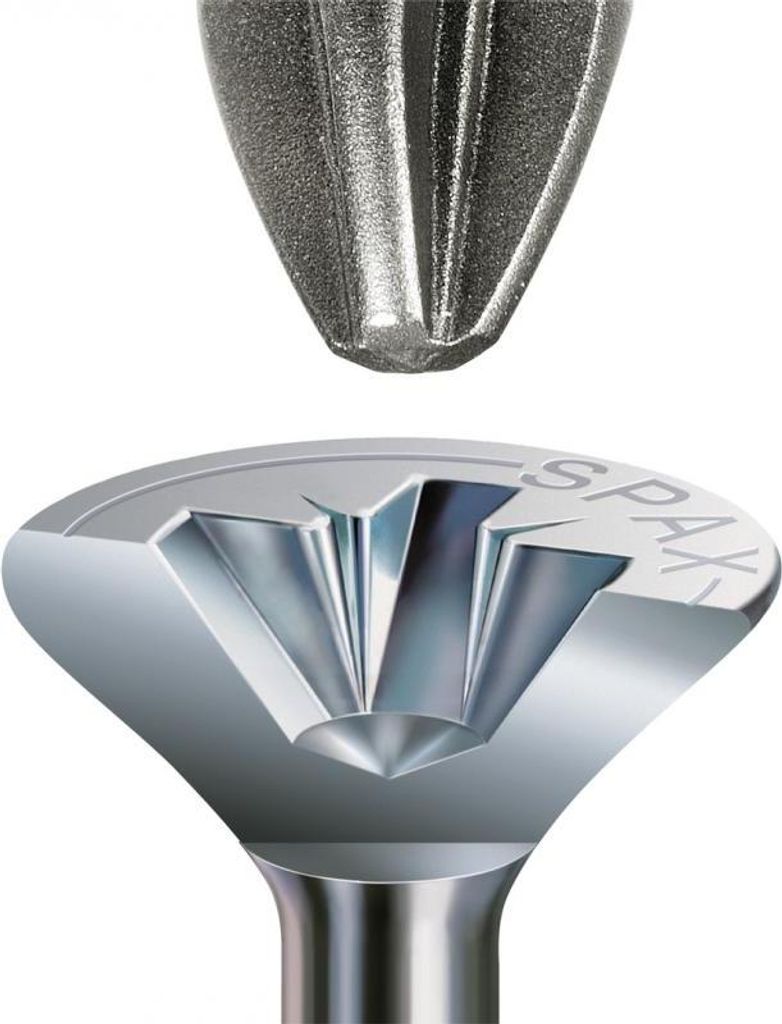 Universalschraube, 4 x 25 mm, 360 Stück, Vollgewinde, Senkkopf, Kreuzschlitz Z2, 4CUT, WIROX - 8000000277177