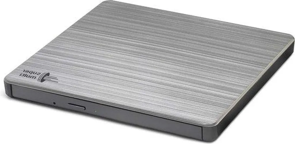 Graveur DVD externe USB 2.0 8x argenté pour PC portable et MacBook Slim