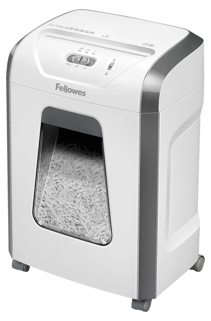 Fellowes 15C Destructeur de documents blanc pour protéger vos données