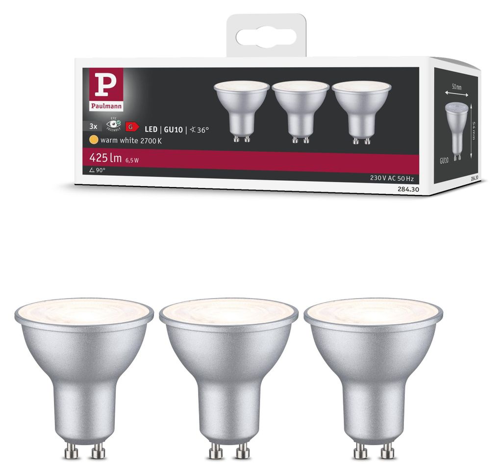 Paulmann Standard 230V LED Reflektor 3er-Set Produktbild 