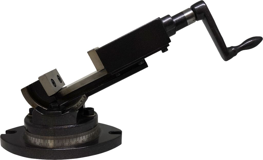 PAULIMOT 2-Achsen Maschinen-Schraubstock 50 mm Backenbreite 360° drehbar