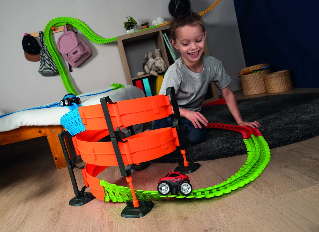 Smoby FleXtreme Superlooping Set Multicolore de 23 Pièces de Construction - 4